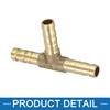 A ABSOPRO Brass Barb Hose Fitting 1/4" 6mm ID Tee