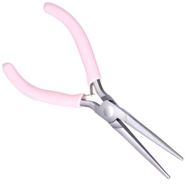 4.5 Inch Needle Nose Pliers - Small Jewelry Pliers with Comfort Grip Handles for Wire Wrapping Crafts & Jewelry Making