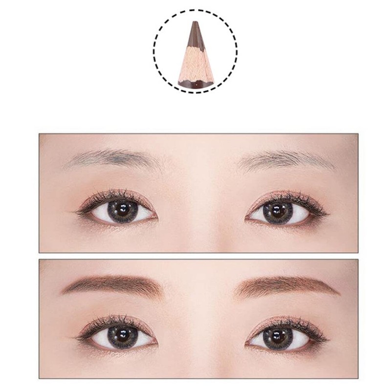 FOMIYES 2pcs Eyeshadow Pencil Eyebrow Filler Eyebrow Pencils Waterproof Eyebrow