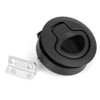 Black Round Flush Slam Latch Deck Hatch Pull Practical Boat