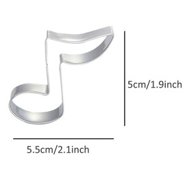 WJSYSHOP Music Note Cookie Cutter