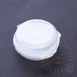 Double-sided double circular organizer case transparent case makeup puff case / 양면 이중 원형 정리 케이스 투명케이스 메이크업퍼프케이스