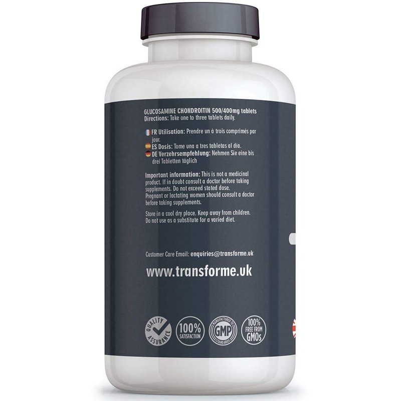 Transforme Glucosamine and Chondroitin 500mg/400mg High Strength Complex, 365 Tablets