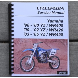 i5motorcycle Service & Repair Manual for Yamaha WR400 YZ400F WR426 YZ426 WR450 YZ450 WR400F YZ400F WR426F YZ426F WR450F YZ450F YZ WR 400 426 450 400F 426F 450F 1998-2005