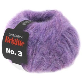 LANA GROSSA Brigitte No. 3 Super Soft, Voluminous Mohair Blend, Hand Knitting Yarn Made from 20% Mohair (Super Kid), 57% Virgin Wool (Merino) and 23% Polyamide, 25 g Wool for Knitting and Crocheting,