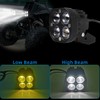 2 x Headlights Head Lights Kit Assembly For YAMAHA BANSHEE