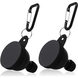 2 Pcs Protein Powder Container, Portable Protein Powder Travel Container, Protein Powder Funnel, Water Bottle Funnels for Powder Mixes, Pre Workout/Gym Supplement Funnel Keychain - Color: 100ml