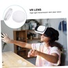 Tofficu 10pcs VR Glasses Lens Biconvex Light Blocking Lenses for