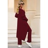 Women's Fuzzy 3 Piece Sweatsuit Open Front Cardigan Crop Tops