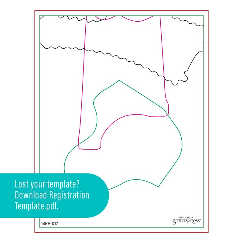 Spellbinders Ornamental Registration Press Plate