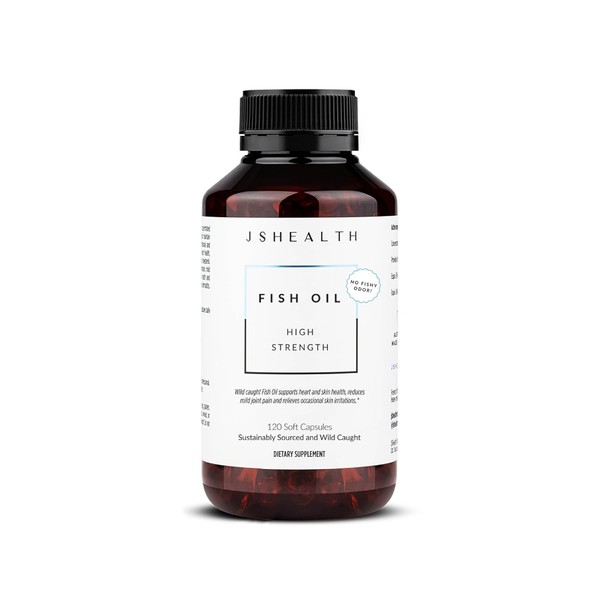 JSHealth- Suplementos de Aceite de Pescado de Alta Resistencia Aceite