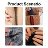 100 Sets Sew-on Snap Buttons, FUNCYboo 10mm Clothes Hidden Button