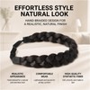 Hair Accessories Set - Braided Headband - Satin Hair Ties