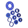 10 Pcs Set Router Template Guides Bushing High Strength Aluminum