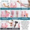 TAILI Shower Shelf No Drilling Shower Shelf Suction Cup Shower