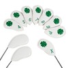 Leather Golf Club Iron Head Covers | 10 Piece Set