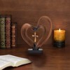 Jesus Entwined Hearts Cross Easter Jesus Cross Ornament Jesus Intertwined