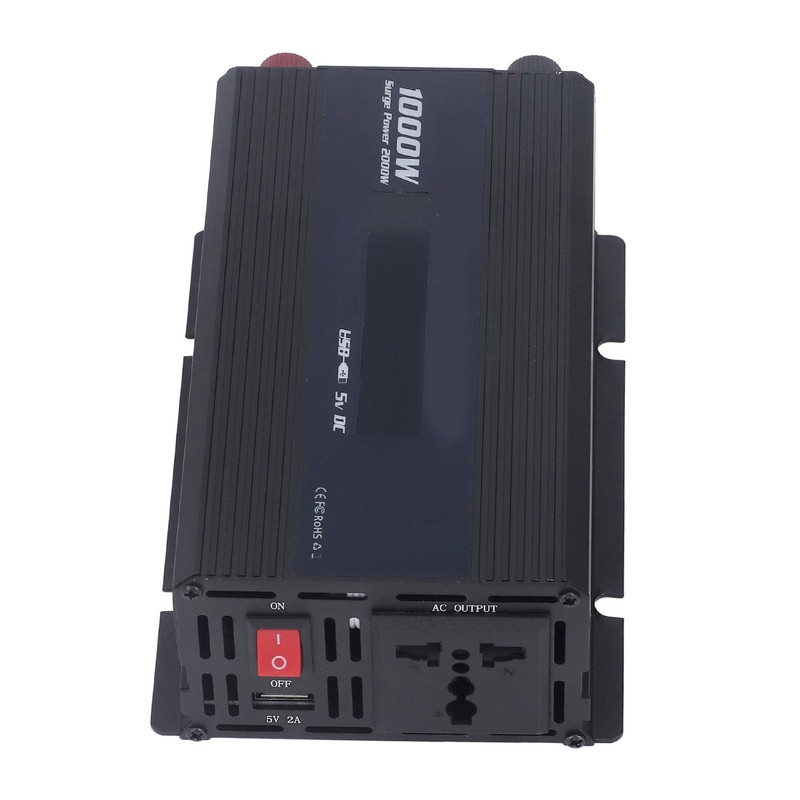 Car Inverter 1000W DC to AC Power Converter Multiple Protection