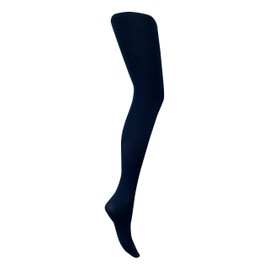 Mysasi London Ladies 100 Denier Opaque Tights, Large, Navy Blue