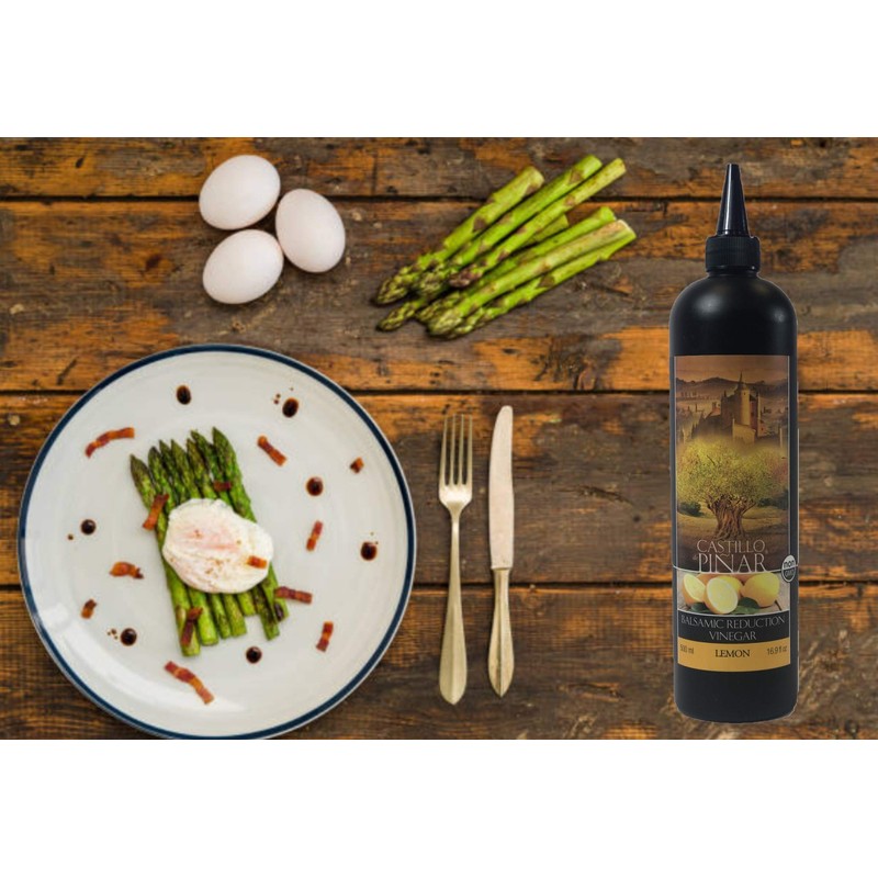 Castillo de Pinar 3-Pack Lemon Balsamic Reduced Vinegar, 150ml Non