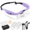 Dilzekui Magnifying Glass w/Light,1.5X-5X Magnifying Glasses Acrylic Lenses