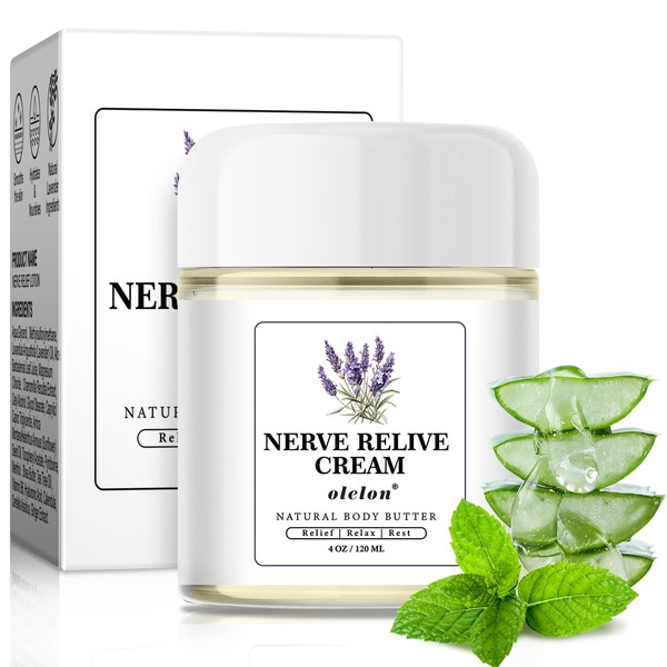 OLELON Magnesium Cream with Lavender & Natural Ingredients - Non-Greasy