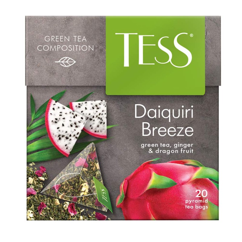 Tess Daiquiri Breeze Green Tea Composition Green Tea, Ginger and