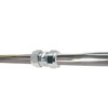 WRAS 15mm Chrome Plated Compression Straight Connectors 2 Pack BS