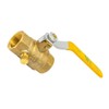 LEFITPA Replacement 3/4 Inch FIP Brass Ball Valve with Stop