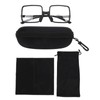 Dilwe Adjustable Myopia Billiard Glasses, TR90 Sports Safety Goggles with