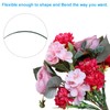 PATIKIL 10 Inch Floral Stem Wire, 100 Pcs Plastic Floral