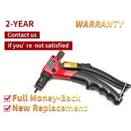 RZX 8" Rivet NUT Gun M3 M4 M5,m6,1/4-20m10-24, 8-32, 6-32,Hand Riveter Rivet Gun, Riveting Tools with Nut Setting System