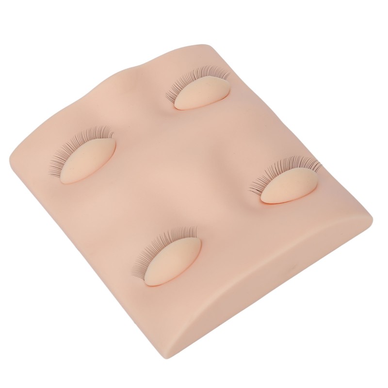 Lash Mannequin Head with with 3 Pairs Replacement Eyelids Realistic