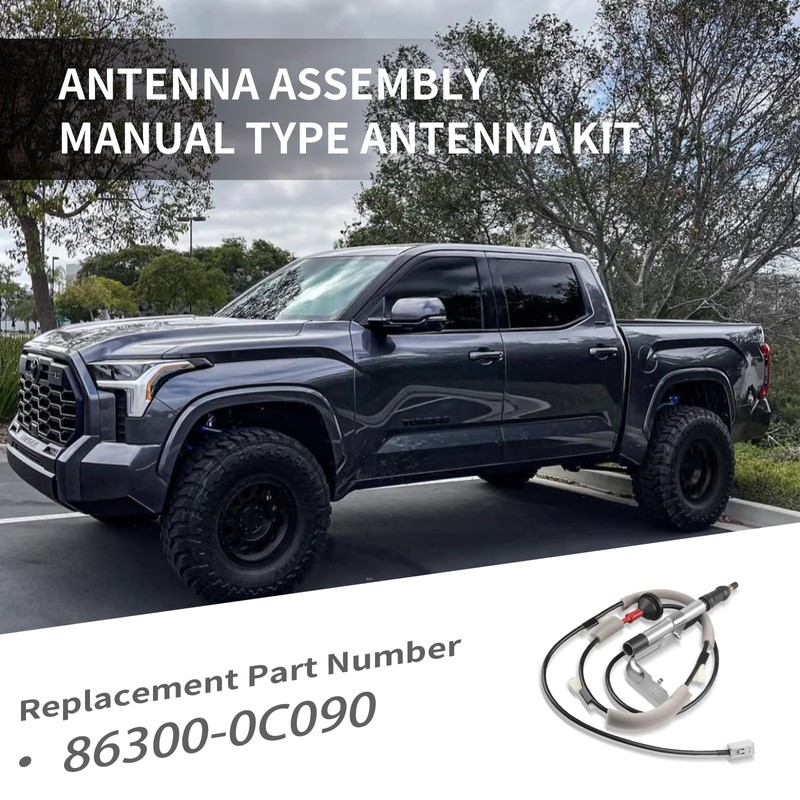 E-Vniko Antenna Base Assembly w/Holder Compatible with 2014-2020 Toyota Tundra