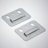VILLCASE 100pcs Wall Panel Buckle, Wall Buckle Interlocking Hanging Bracket