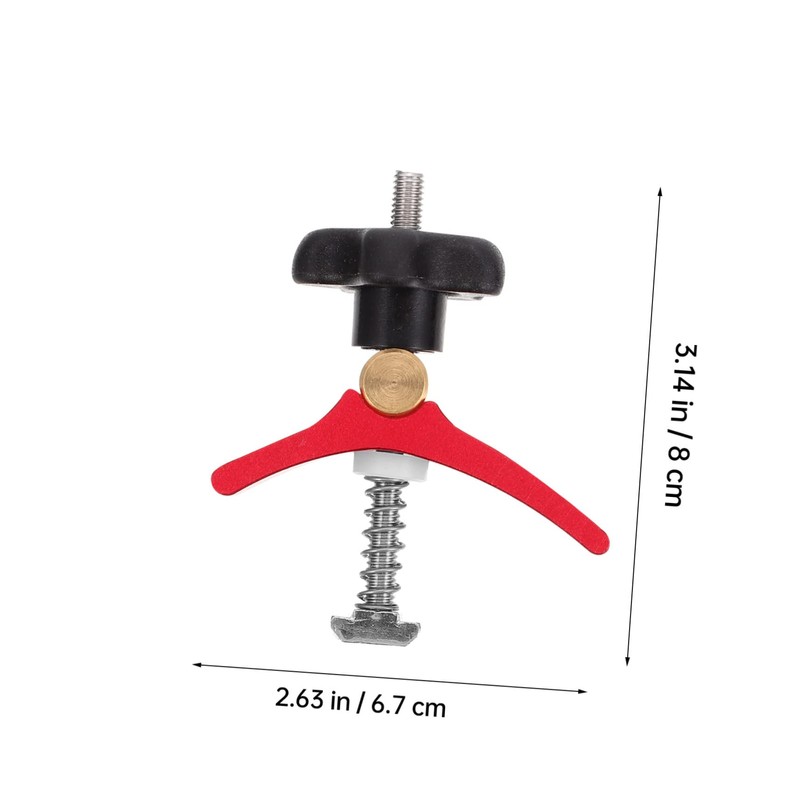 COHEALI 2pcs Carpenter T Slot Clamp Quick Act Hold Down