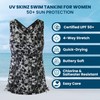 UV SKINZ Women's Swim Tankini – Modest Tankini Top with