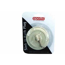 APOLLO THE HOUSEWARES BRAND Sink and Bath Plug, Multi-Colour, 13.6x10.6x3.4, 9923