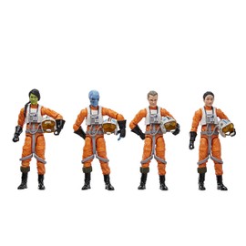 STAR WARS The Vintage Collection X-Wing Pilot 4-Pack, Ahsoka 3.75 Inch Collectible Action Figures