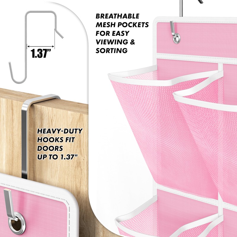 Simple Houseware 12 Pockets Large Over Door Shoe Organizer, 2