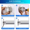 Creatyi 38mm/1-1/2 Inch Heavy Duty Stainless Steel Closet Rod Brackets
