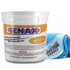 Tenax Marble Polishing Powder 1 kg Tub - 16x16 Microfiber Cloth - BUNDLE - 2 Items