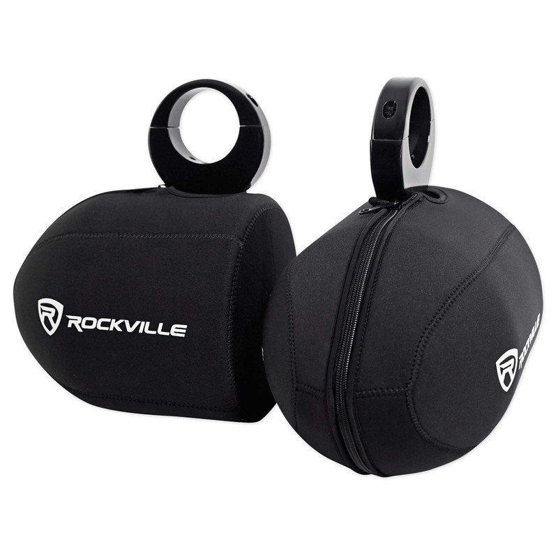 Rockville RWBC80 Neoprene Covers for 8" Marine Wakeboard Tower Speakers,