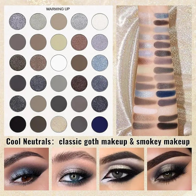 Paleta De Sombras De Ojos Ucanbe Pretty Pro, 86 Colores