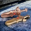 Novelty Refillable Butane Lighter, Cool Metal Lighter, Windproof Flame, Candle