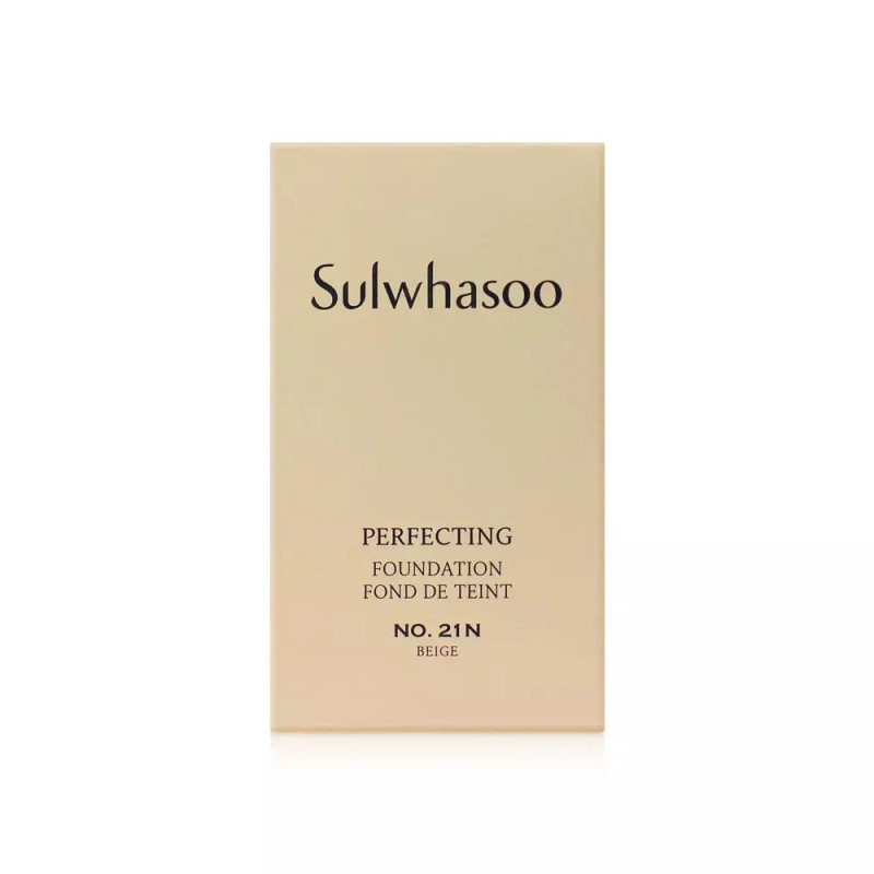 Sulwhasoo 설화수 파운데이션 퍼펙팅 35ml 21N호 베이지 커버 밀착 저자극
