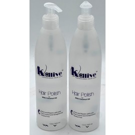 KALIVE Hair Polish Coconut Oil Nourishing , for Dry damage hair 2 pack