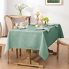 Softalker Jacquard Rectangle Tablecloth, Swirl Design Waterproof Stain Resistant Table