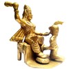 Purpledip 11993 Brass Idol Bagalmukhi Devi or Pitambari MATA: Mahavidya