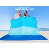 WIWIGO Beach Blanket Waterproof Sandproof Beach Mat 79" X 83"